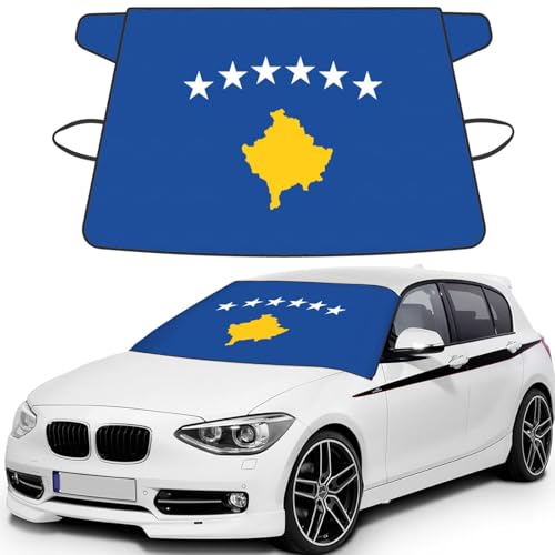 Couverture de pare-brise de voiture Kosovo bâche hivernale pour stationnement extérieur