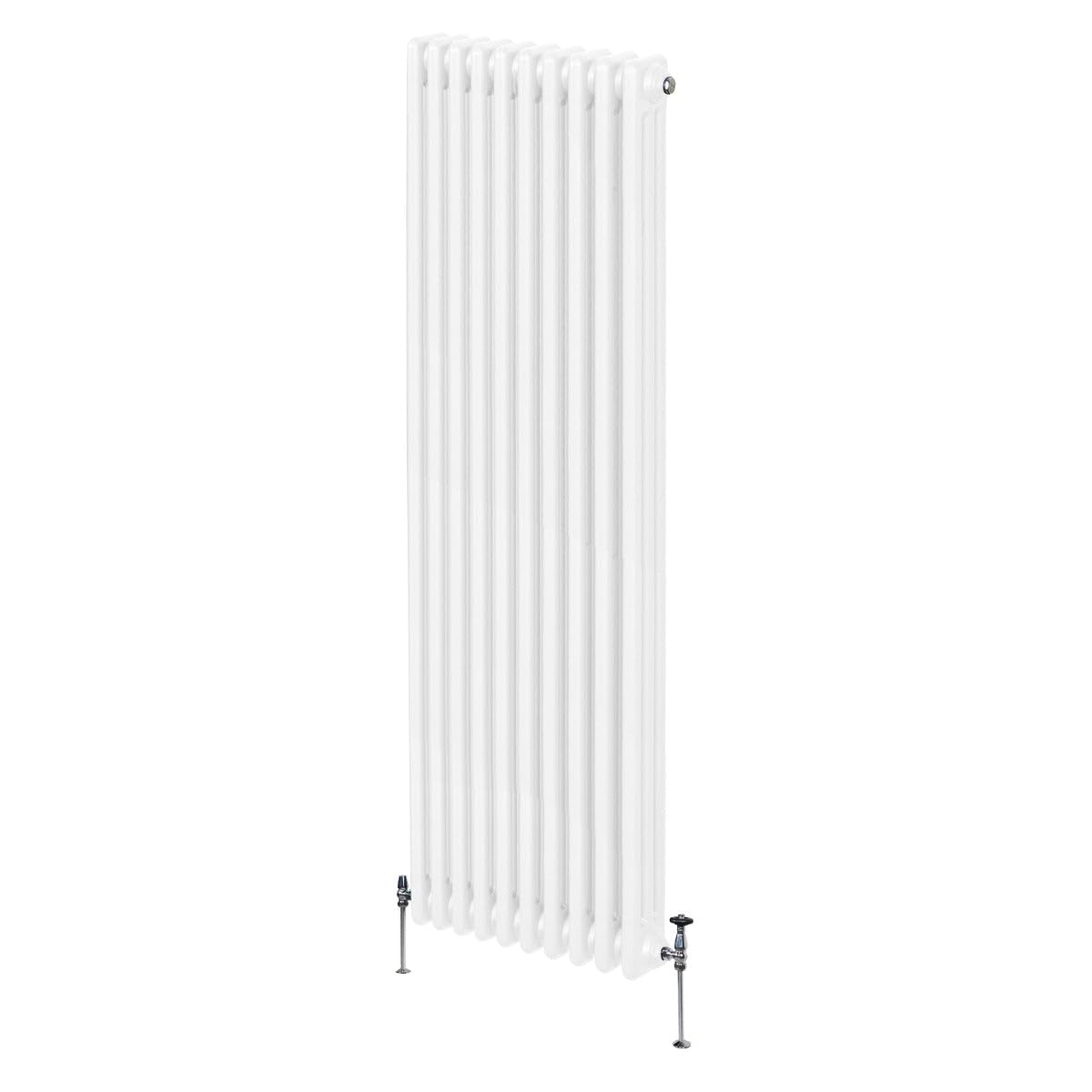 Monstershop 3 Column Vertical Radiator - White - 1800mm x 472mm - Steel
