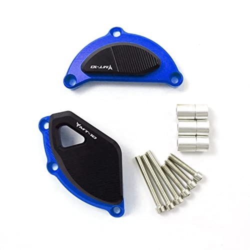 Crash pads Yamaha MT10 protection cadre bleu curseur stator