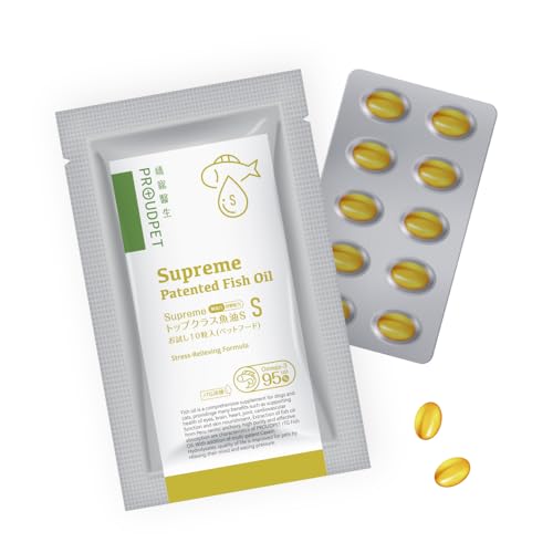 PROUDPET �t�B�b�V���I�C���T�v���y�b��t�ďC�z�L�E���^���p 400mg ���� �����x�I���K3(EPA/DHA)�{�����J�[�C���z�� �畆�E��сE�֐߁E�S���E�]�T�|�[�g rTG�^�E��p���ES�T�C�Y ������10������