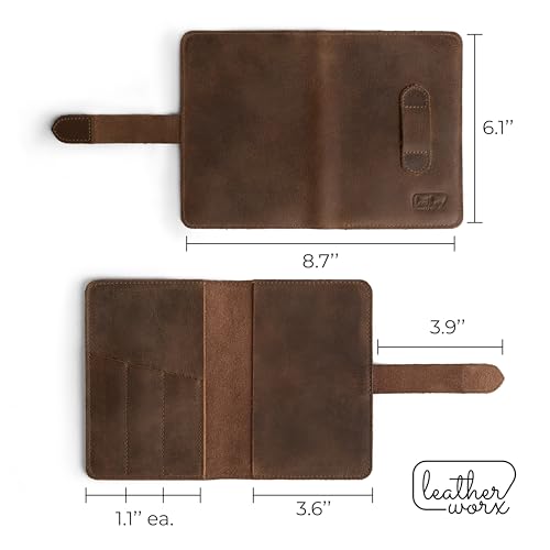 Couverture en cuir pour notes de terrain anti-cornées étui