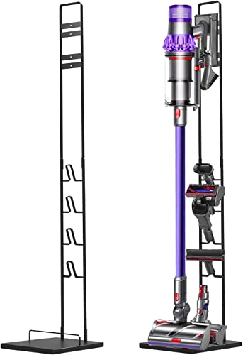 ABRALE Vacuum Stand for Dy-Son,Stable Metal Storage Bracket Stand Holder for Dy-Son Handheld V6 V7 V8 V10 DC30 DC31 DC34 DC35 DC58 DC59 DC62 Cordless Vacuum Cleaners & Accessories & Attachments