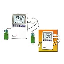 Thomas - 4239 Traceable Hi-Accuracy Refrigerator Thermometer, with 2 Bottle Probe,58 to 158 degree F