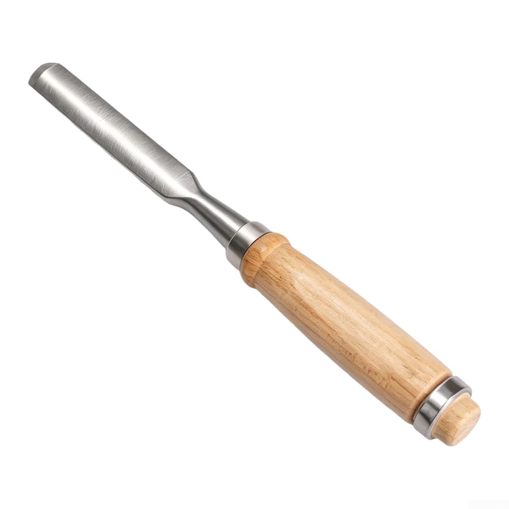 Juego de Cinceles para Madera para profesional para acero Cromo Vanadio Mangos Haya Tallado Artesanal 6-38mm(12mm)