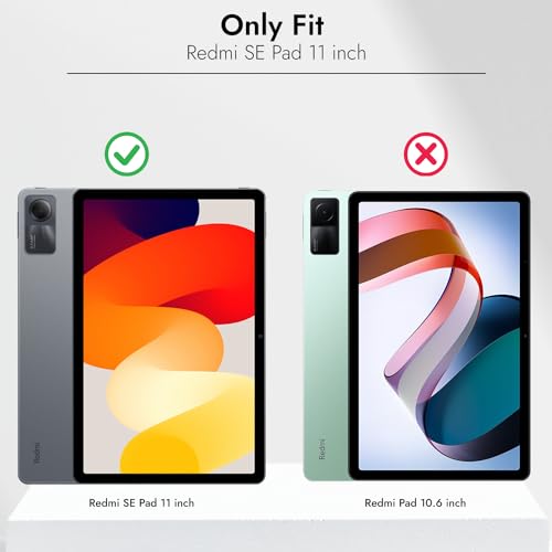 Robustrion Premium Tempered Glass for Redmi Pad SE Screen Protector Guard for Redmi Pad SE Tablet [Anti-Scratch] & [Smudge Proof] - Pack of 1