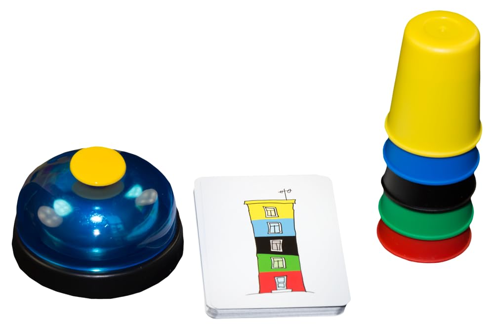 MERCURIO - Speed Cups | Juego de Habilidad y Reflejos | Incluye Cubiletes y Timbre | Tiempo Aproximado 15 min| a partir de 6 Años | Para 2 a 4 Jugadores