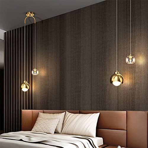 Lampe suspendue de chevet pour libérer l'espace de nuit - 6