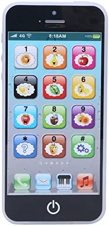 Telefono Cellulare per Bambini, Telefono Educativo per Bambini Giocattolo Musica Leggera Touch Screen Telefono Cellulare Giocattolo Regalo di Compleanno/Natale per Ragazze Ragazzi(Nero) Telefono Cellulare per Bambini, Telefono Educativo per Bambini Giocattolo Musica Leggera Touch Screen Telefono Cellulare Giocattolo Regalo di Compleanno/Natale per Ragazze Ragazzi(Nero)
