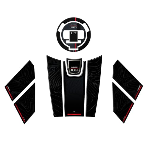Kit autocollant moto BMW R 12 G/S 2025-2026 résine 3D Premium Italie protection réservoir Night Black