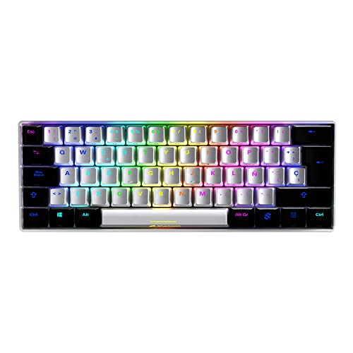 SHARKOON TECLADO GAMING SKILLER SGK50 S4 KAILH RED ES BLANCO