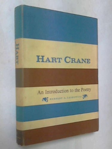 Hart Crane; an introduction to the poetry B0006BUBNY Book Cover