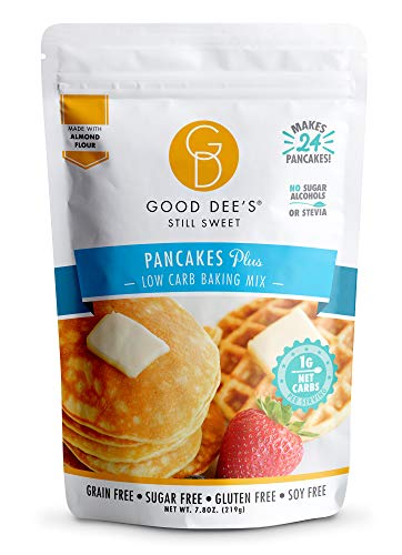 Good Dees Pancake, Waffle & Scone Mix - Low Carb Keto Baking Mix (1g Net Carbs, 20 Pancakes) | Allulose Sweetened, Sugar-Free, Gluten-Free, Grain-Free & Soy-Free | Diabetic, Atkins & WW Friendly