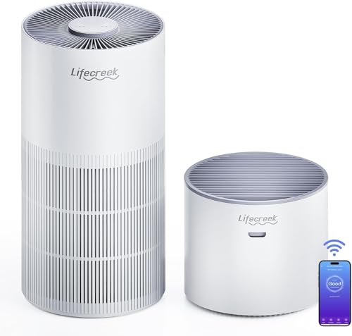 Air Purifier And Humidifier Combo For Large Room Up to 1084 Ft², 3-Stage Filter Humidifier and Air Purifier in One With WIFI & Remote Control - 22Db(Humidification cannot be used alone)