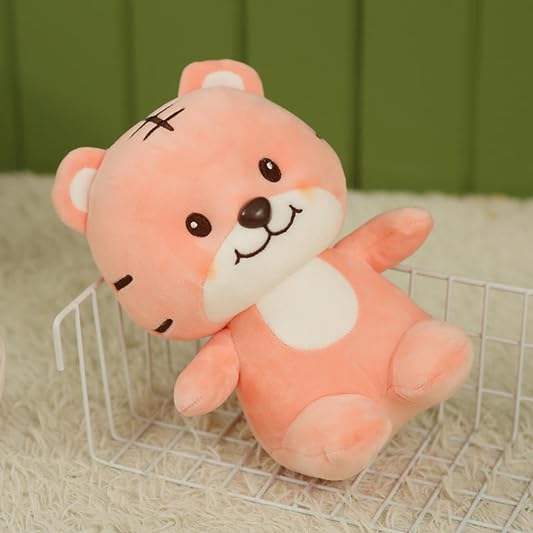 Image of SCOOBA Baby Tiger Pink Soft Toys for Kids Babies 25cm (Baby Tiger Pink)