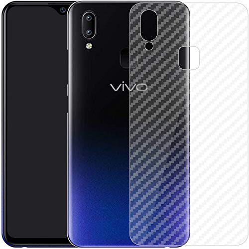 Image of Compatible with Vivo Y95 Back Screen Protective Film Carbon Fiber Skin Transparent Screen Guard Sticker