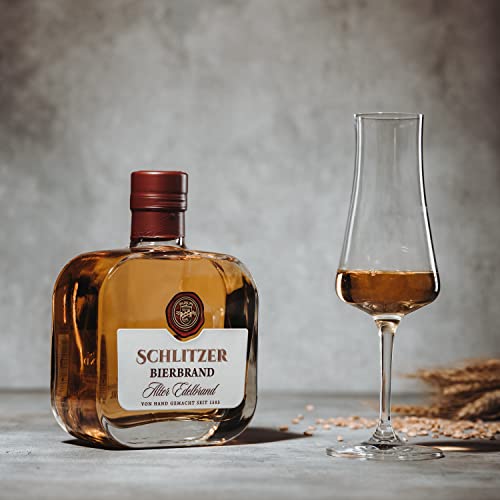 Schlitzer Alter Bier-Brand – Tequilafassgelagert, 43% Vol. – Einzigartiges Malz & Tequila Aromenspiel – 0,5L Edelbrand