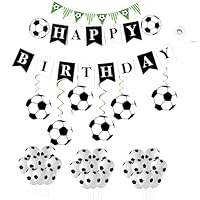 Football Birthday Decorations for Boys Set, Football Party Decorations Birthday Banners for Boys, Kids' Party Decoration Suitable for Boy and Girl' Birthdays Football Themed Parties