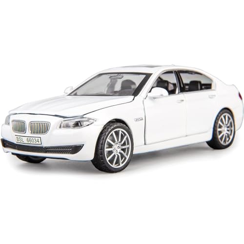 Image of DARVICE 132 BM 535i Diecast Metal Toy Car Diecast Car for Kids Light Sound Pullback Openable Door