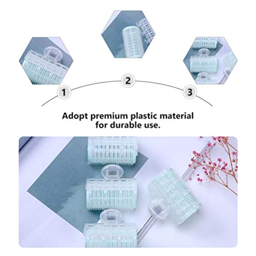 Beaupretty 4 rolos autoaderentes de cabeleireiro de salão de beleza, rolos de cabelo jumbo autoadesi