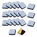 TANCUDER 20 PCS Deslizadores de PTFE para Muebles Deslizadores de Teflón Patine para Desplazar Muebles Almohadillas Deslizantes Autoadhesivas para Mover Sofá Armario Cama Muebles Grandes (25 X 25mm)