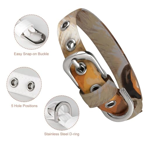 Collier réglable pour chien Corgi et chat de petite et moyenne taille