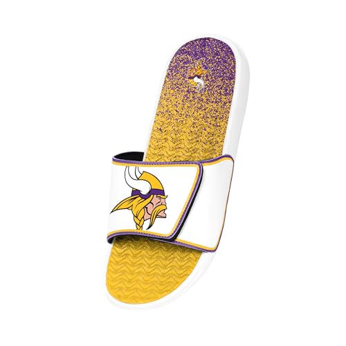 Image of FOCO mens Nfl Primary Team Logo Gradient Gel Slide Sandals