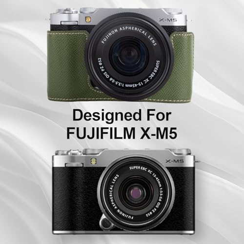 Funda protectora para cámara Fujifilm XM5 verde miniatura 2