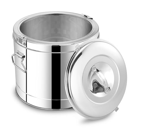 Image of Maaha Stainless Steel Picnic Pot 7.5 Litre | Double Walled PU Insulated | Leakproof Lid with Locking System | Rust-Free, Durable Build | Keeps Food Hot & Cold for Long Hours