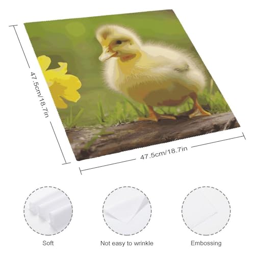 Servilletas de Tela Cuadradas 47.5x47.5 cm, Pack x4 miniatura 2