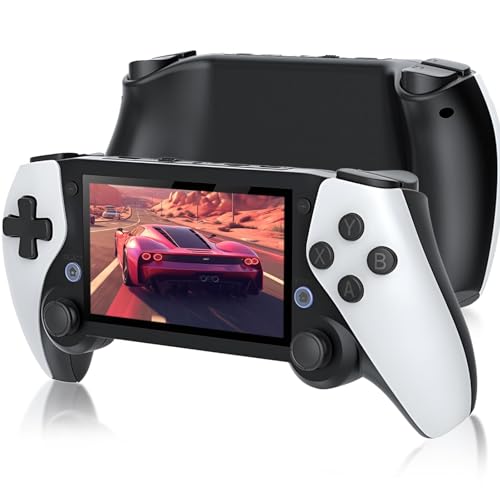 M25 レトロハンドヘルドゲーム機 - 2024 3000mAhバッテリー搭載の新しいレトロゲームプレーヤー 64G TFカード、HD 4.3インチIPSスクリーン - 20,000以上のクラシックビデオゲーム テレビ接続に対応