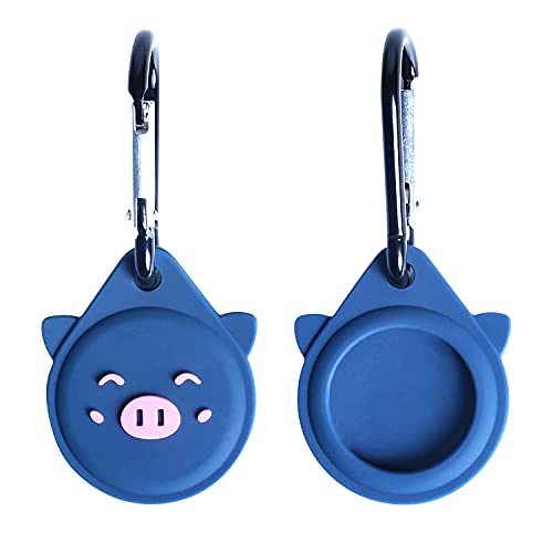 LISM Airtag Case Keychain Airtag Cey Ring Key Finder Phone Finder for Your Key Or Wallet Your Luggage and Pet Airtag Holder belkin Blue