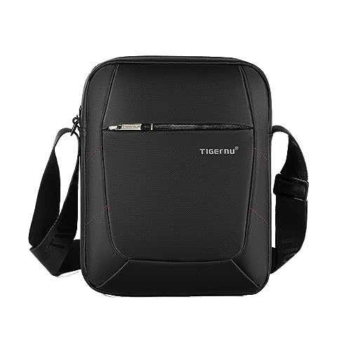 Bolsa Executiva Transversal Masculina Mochila Pequena De Ombro Resistente À Água Premium Para Viagem Com Acabamento Fino - TIGERNU