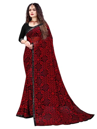 Sari Georgette fluide pour femme taille unique résolvant vos choix de tenue
