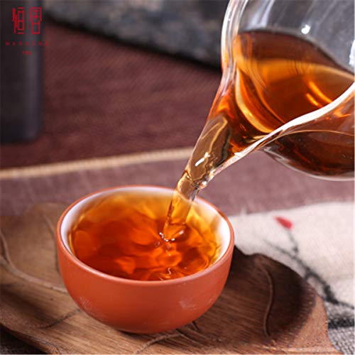 Chinese Pu'er Tea 357g (0.787LB) Té de Pueres Maduras Té Negro Meng Hai Té Real Té de Pu'er Té Cocido de Árboles Viejos… - Imagen 8