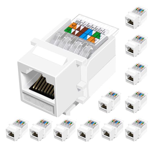 Prise Keystone Cat6 RJ45 pour réparer vos connexions Ethernet défectueuses sans outil