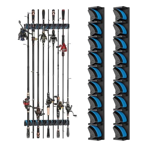 Supports de canne à pêche modulables double position horizontale ou verticale