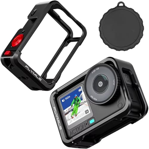 Cadre pour DJI Osmo Action 6 avec cage de protection pour filmer vos sessions de vtt