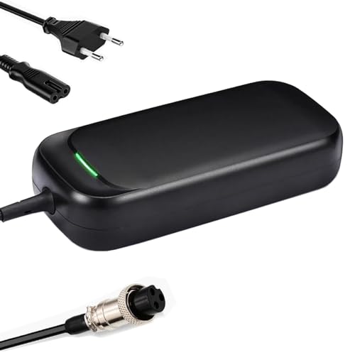 Xietongpo 42V 2A Chargeur Hoverboard avec GX16 Connecteurs, 36V Scooter Ebike Chargeur Trotinette Electrique Universel Chargeur Batterie de pour Velo Monocycle
