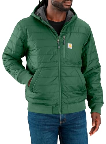 Image of Carhartt Men's Rain Defender Relaxed Fit Lightweight Insulated Hooded Jacket