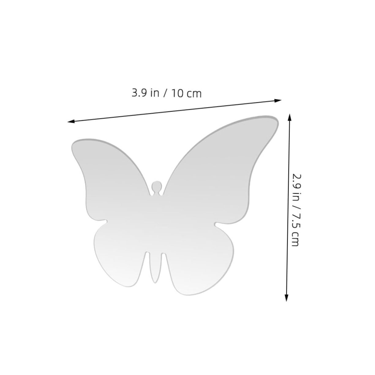 Cabilock 12pcs Butterfly Table Signs with Stand for Wedding Reception Blank Place Cards for Party Decoration Modern Design DIY Creative Freedom Sturdy Display for Banquet and Restaurant