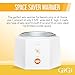 GiGi Hair Removal Wax Warmer, Waxing Kit, Space Saver, Compact, Accomodates 8 oz and 14 oz Wax Cans, 1 Pack
