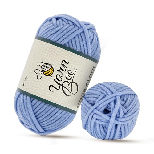 Yarn Bee Bulky – Soft Skein – 79 Yards of 100% Nylon Yarn for Crocheting Blankets, Hats, & More – DIY Handcrafting Accessories