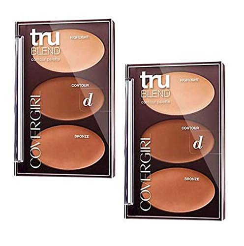 Pack of 2 CoverGirl Tru Blend Contour Palette, d - Dark/Deep