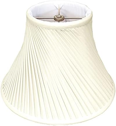 Royal Designs, Inc. Empire English - Pantalla Plisada Para Lámpara, BSO-724-18WH, 11 X 18 X 12, Color Blanco