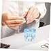 VICASKY Crystal Glass Nail Dish with Lid Nail Art Accessory for Mixing and Cleaning for Manicure Care Stylish and