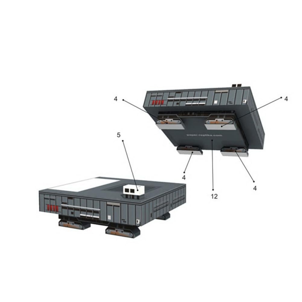 ARCADORA 1:300 Scale USS Saturn V Rocket and Launch Pad DIY Handcraft Paper Model Unassembled KIT