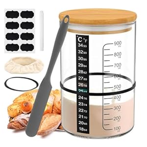 Generisch Sauerteigstarterbehälter Fermentationsglas Set