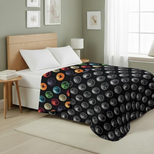 Image of Northwest Magic The Gathering Magic Icons Twin Quilted Blanket, Comfy Throw, Adults Boys Girls, Soft Lightweight Bedding for Bed, or Couch, 60 x 90 inches