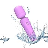 Personal Massager for Women,Budow Mini Rechargeable Wand Massagers Cordless Powerful Wand with 10...