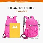 SKYSPER Kids Backpack - 15L Travel Backpacking Small Age 4-6 Ergonomical Design Multi-compartment Breathable Day Pack Preschool Kindergarten Bag - Image 3
